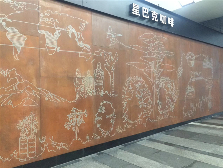 禹会耐候钢幕墙